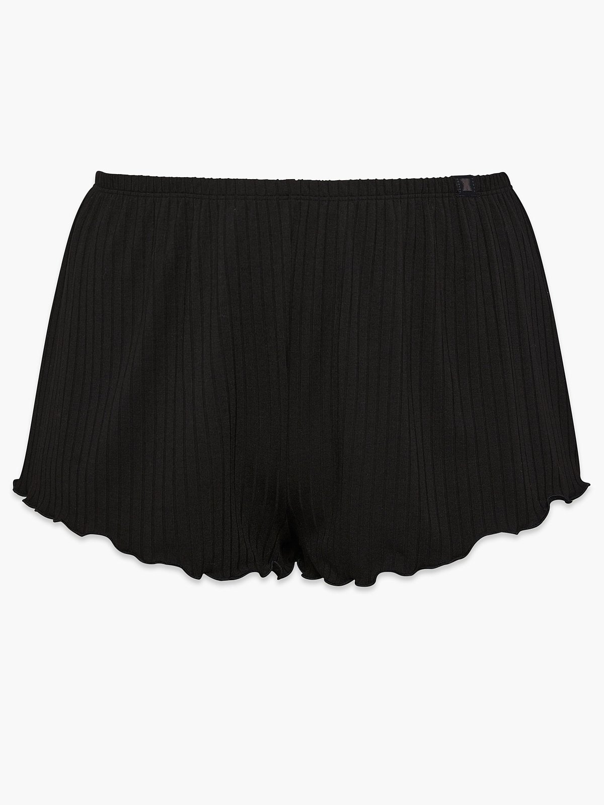 Thicc Rib Booty Short in Black | SAVAGE X FENTY Netherlands