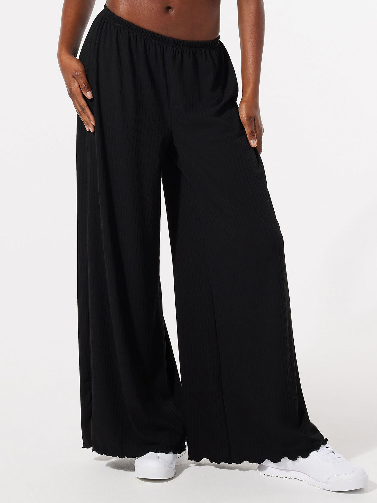 Thicc Rib Wide-Leg Pant