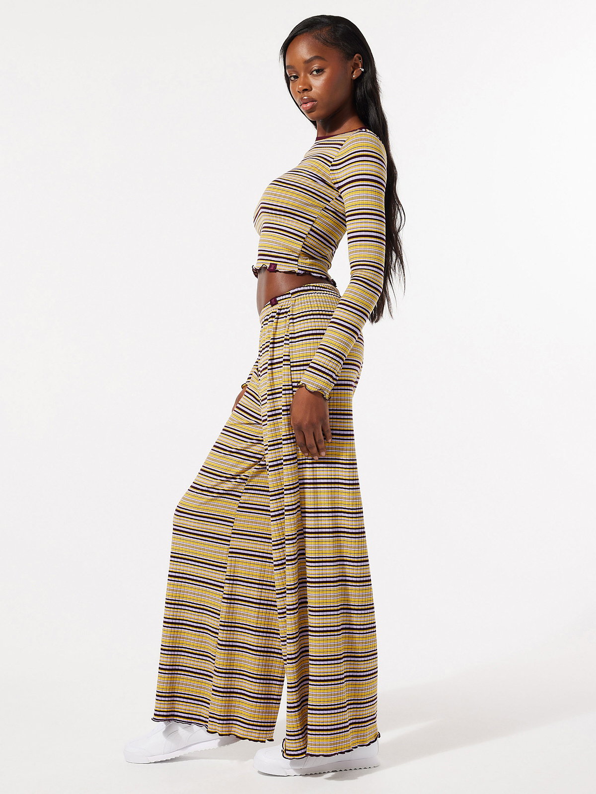 Thicc Rib Wide-Leg Pant