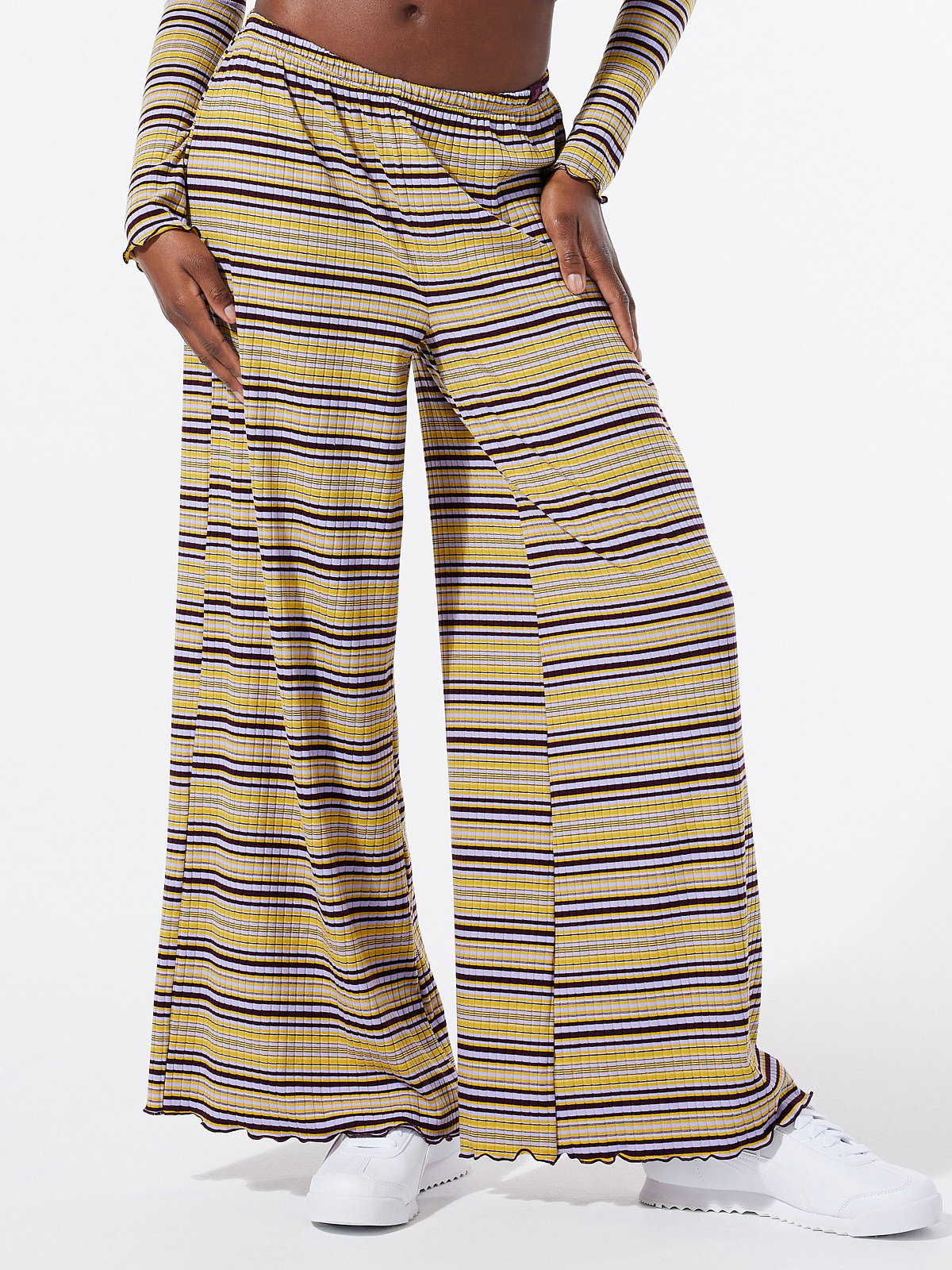 Thicc Rib Wide-Leg Pant