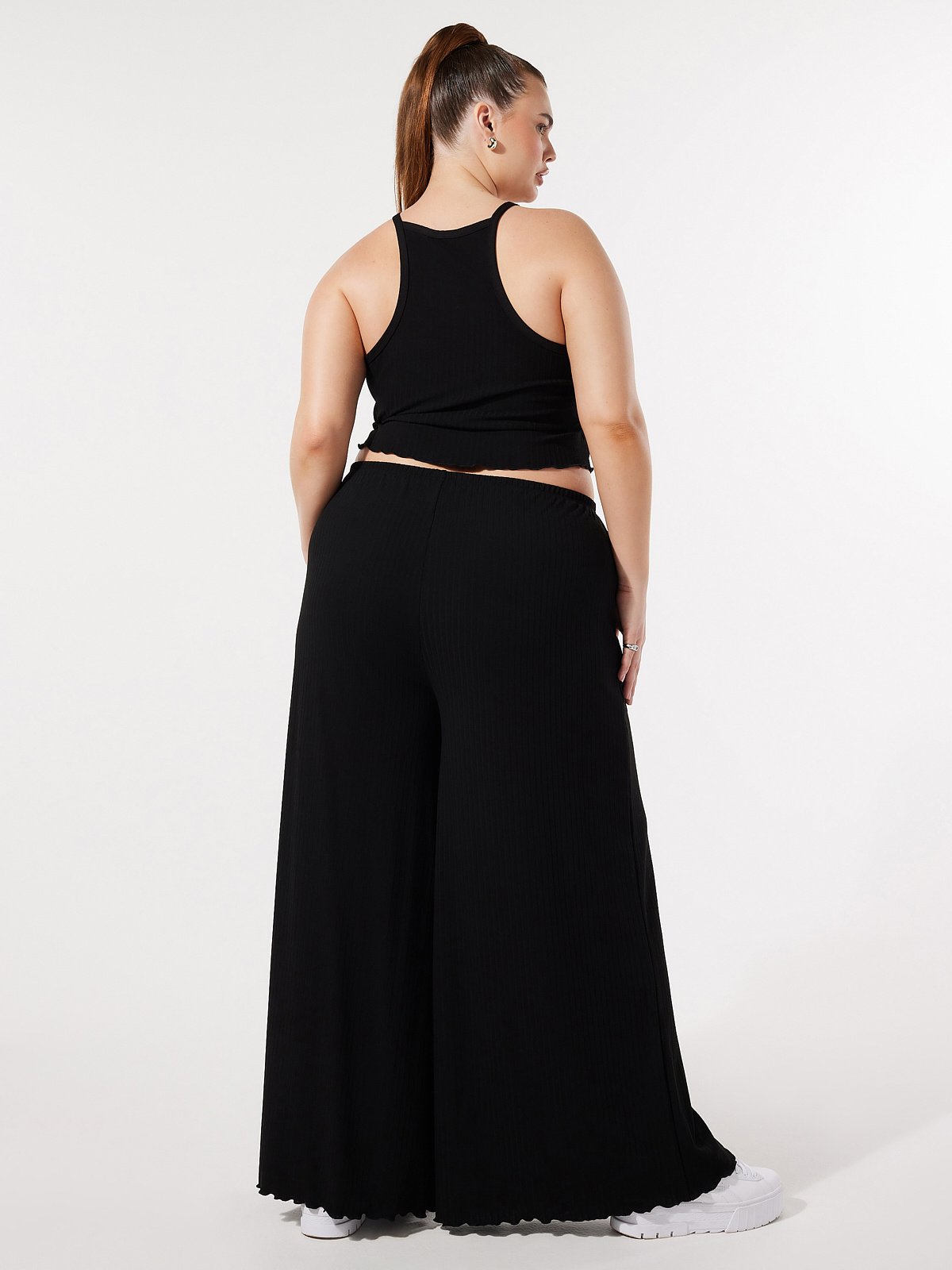 Thicc Rib Wide-Leg Pant