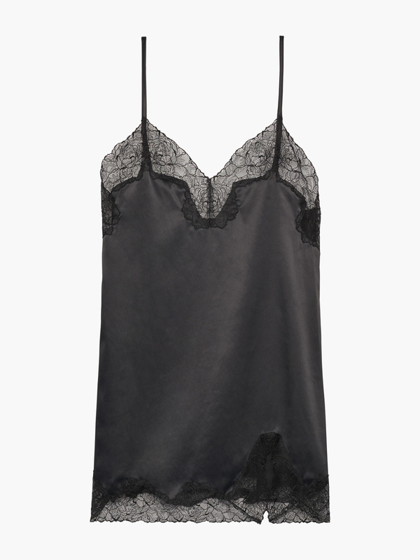 Lace Slip in Black | SAVAGE X FENTY UK United Kingdom