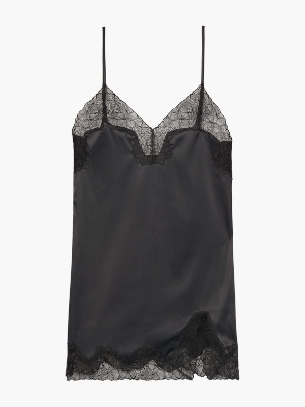 Lace Slip in Black | SAVAGE X FENTY Netherlands