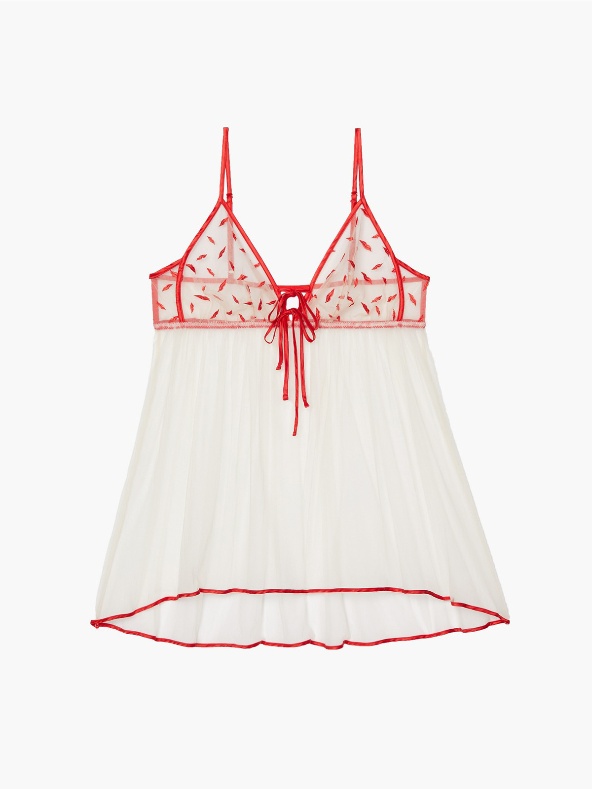 Women's Seven 'til Midnight 10672 Two Piece Lace Babydoll Set (Red L/XL) -  Walmart.com
