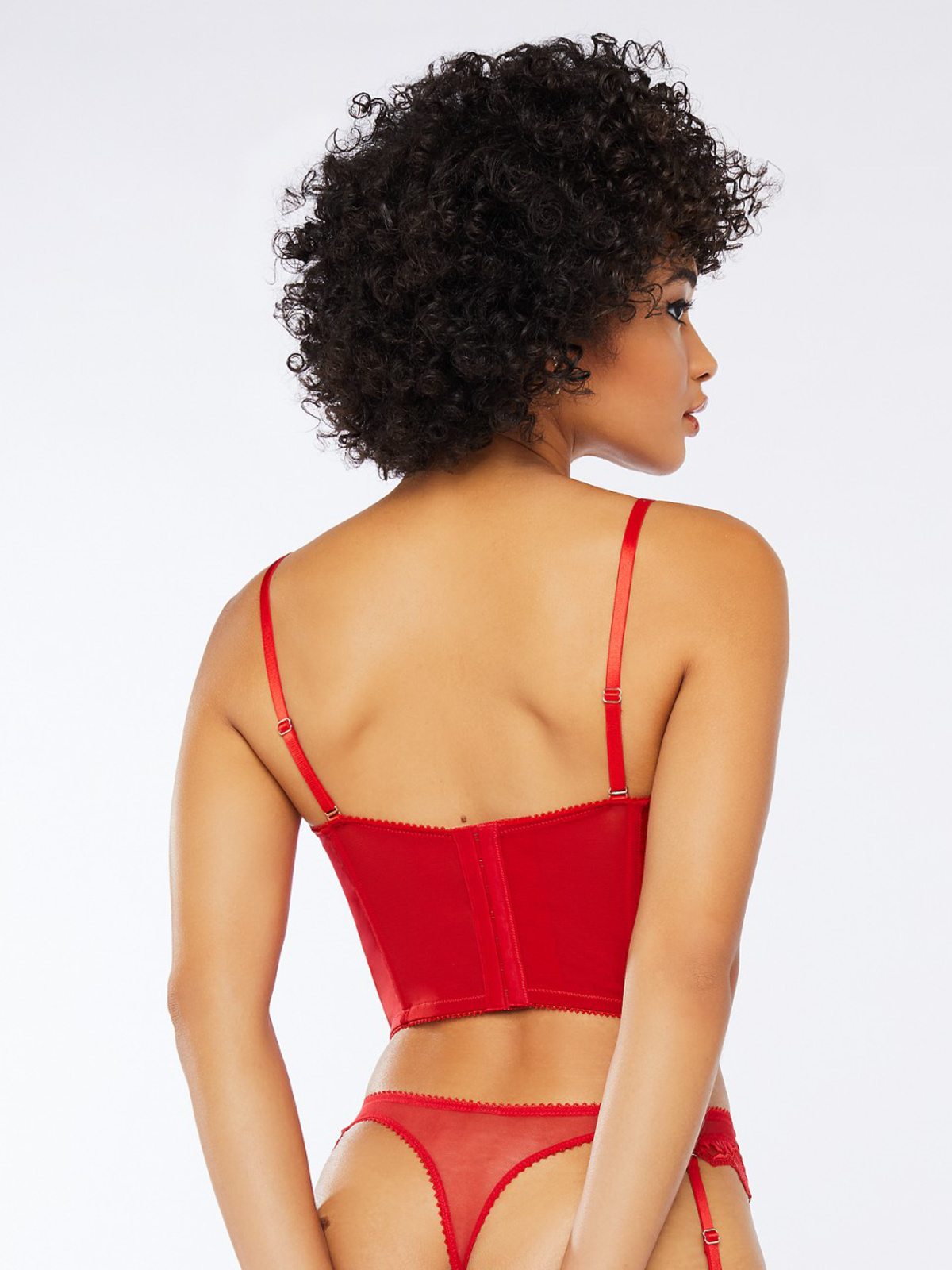 Mosaic Lace Bustier