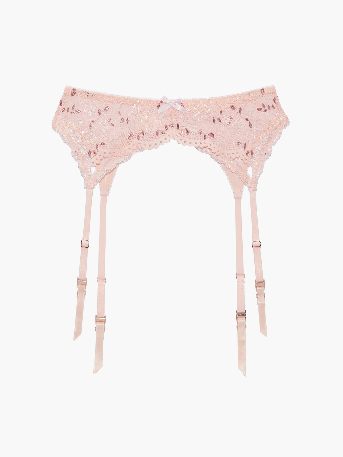 pink lace garter