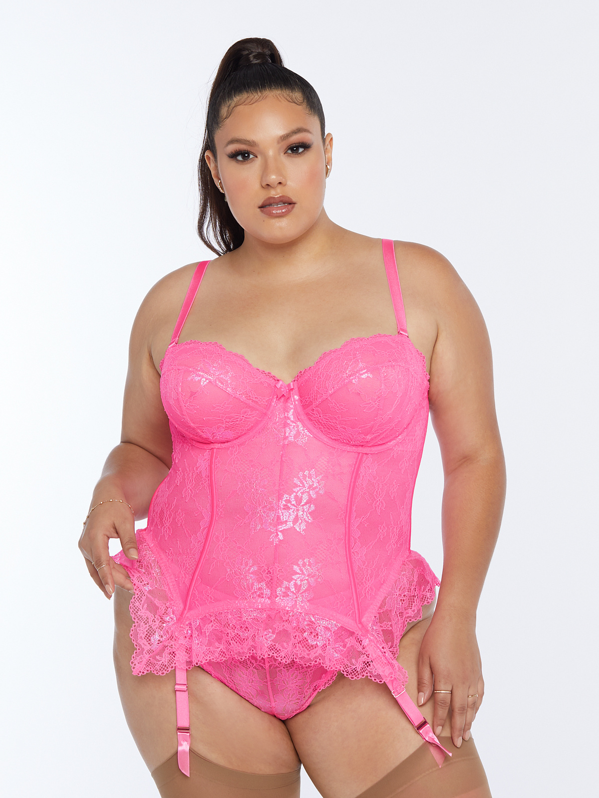 Savage X Fenty, Women's, Missy Living In The Clouds Iridescent Lace Unlined  Bra, Rose Violet Pink, 32D at  Women's Clothing store
