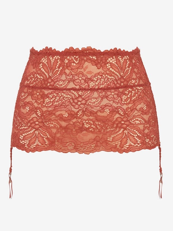 Romantic Corded Lace Garter Skirt