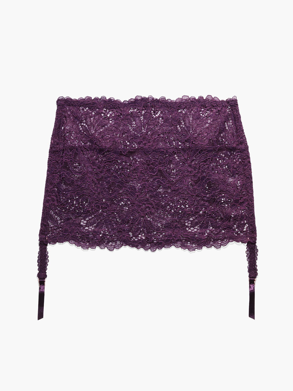 Romantic Corded Lace Garter Skirt