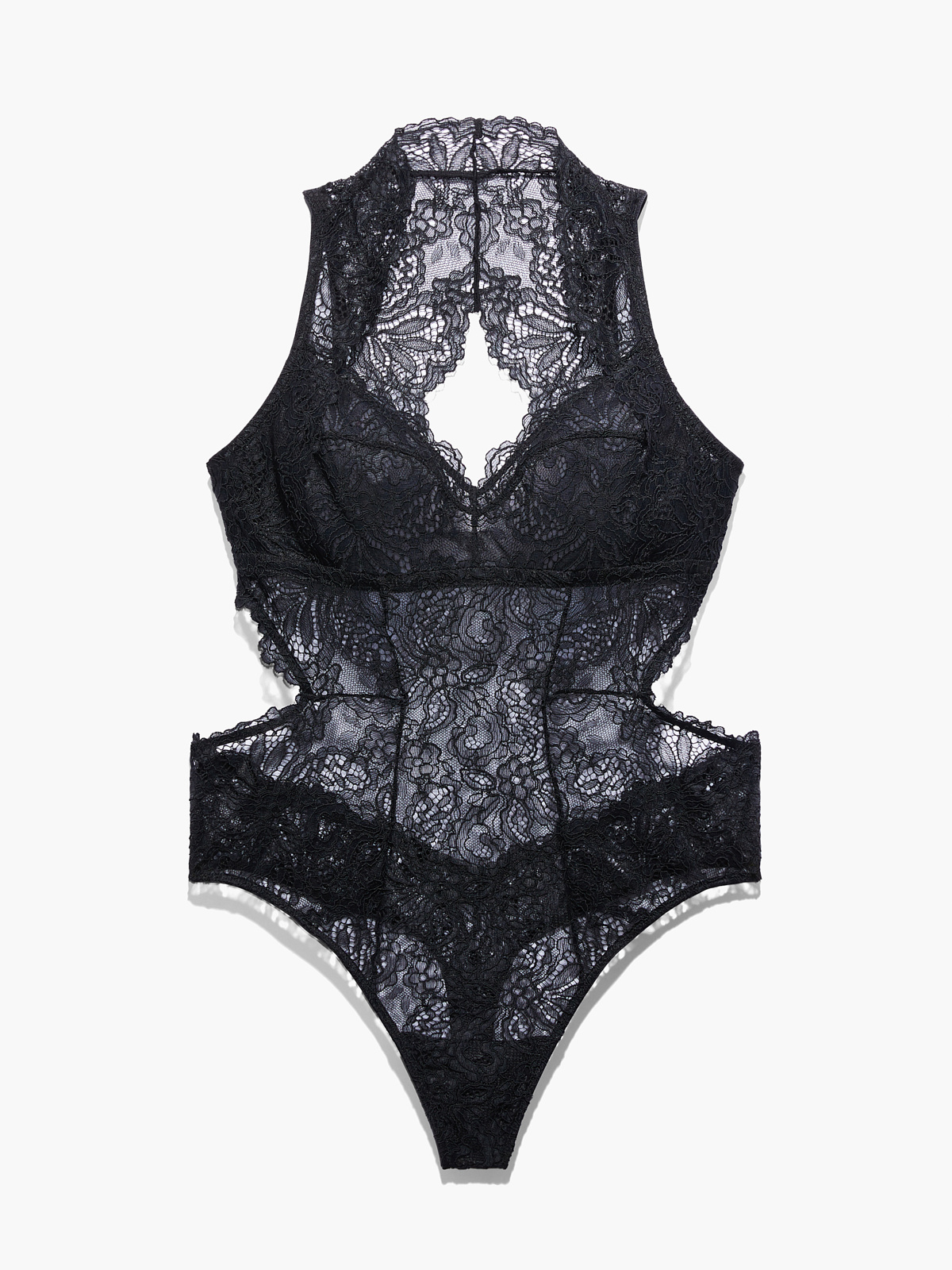 Romantic Corded Lace Teddy