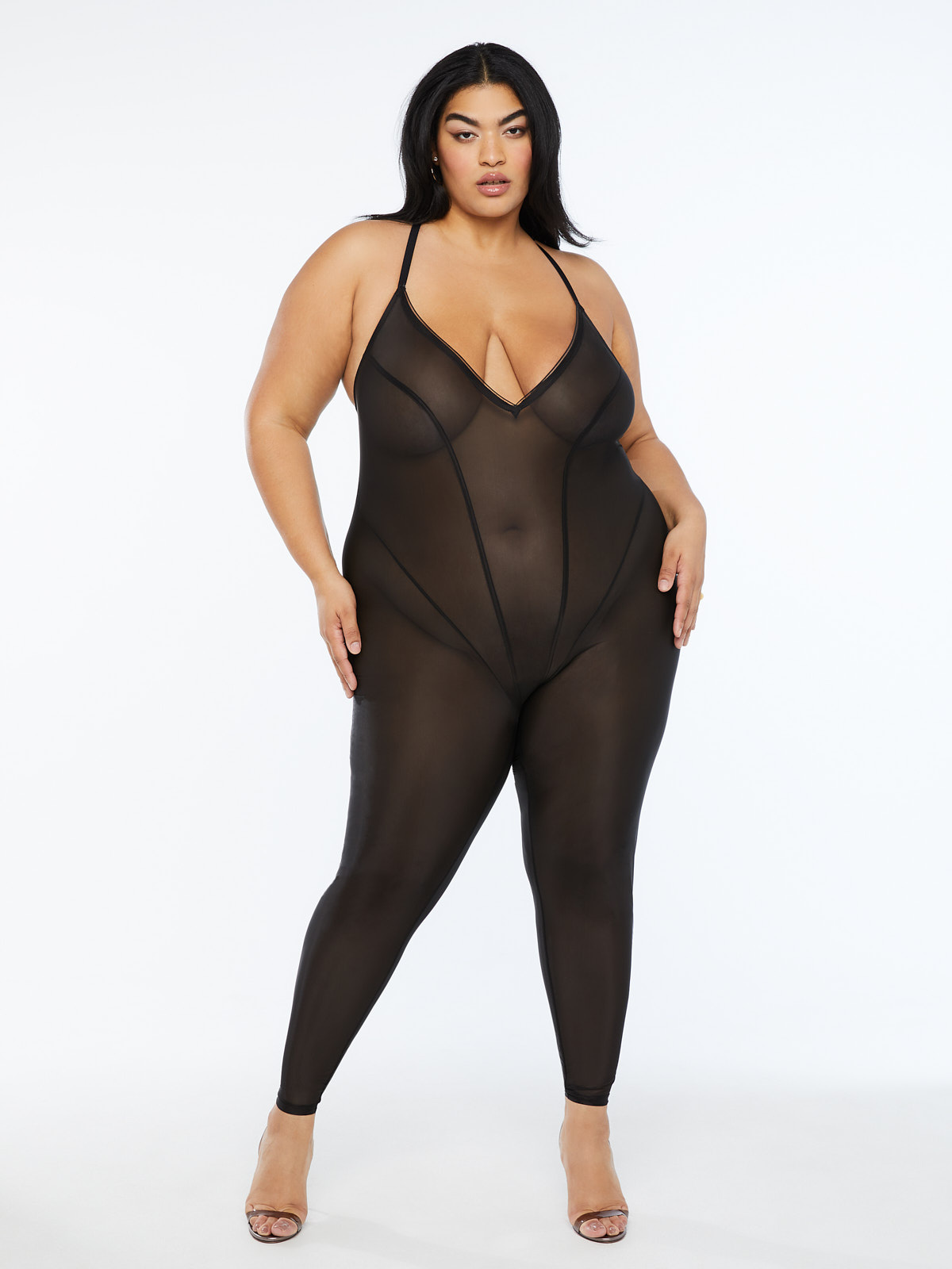 X-Ray Vision Crotchless Catsuit