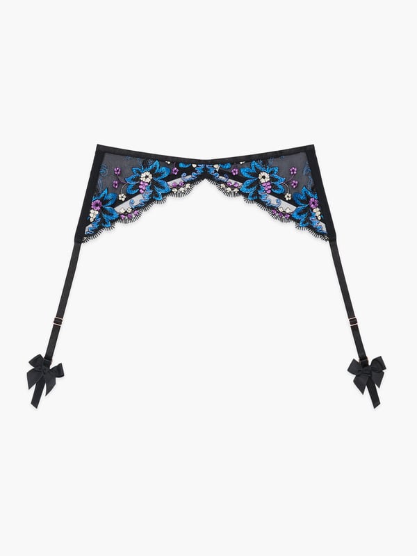 Wallflower Garter Belt in Black & Blue & Multi SAVAGE X FENTY Spain