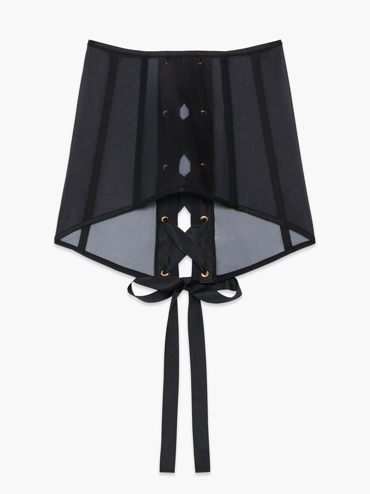 Demetria Skirt  Luxury Sheer Black Lace Slip – Harlow & Fox