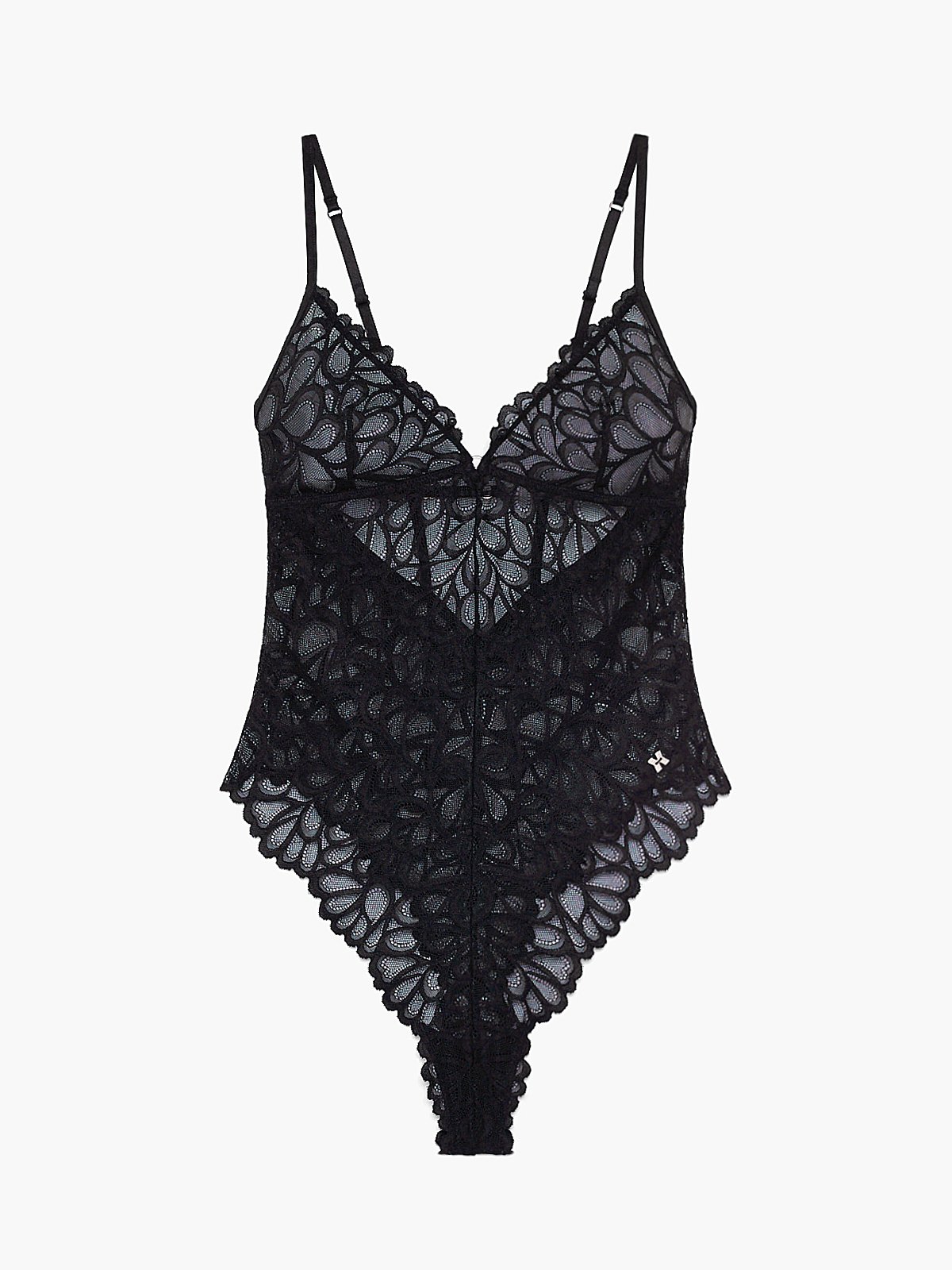 Savage Not Sorry Allover Lace Teddy in Black | SAVAGE X FENTY Germany