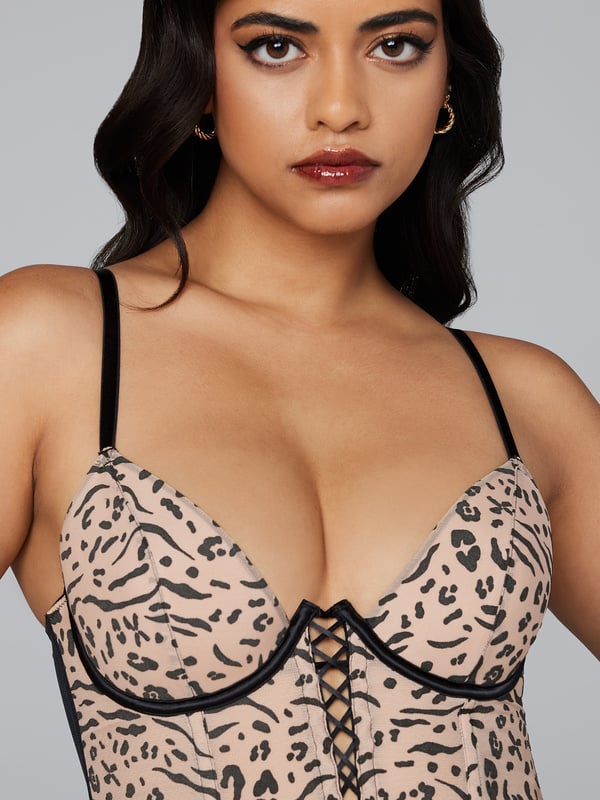 Vigilante Vamp Mesh Padded Bustier