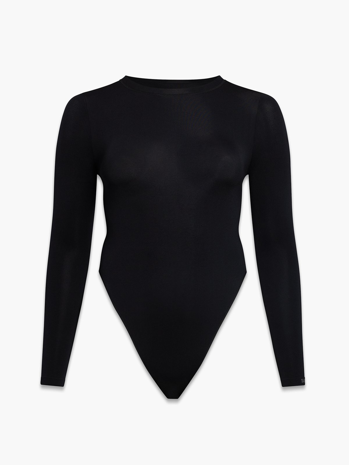 Seamless Long-Sleeve Bodysuit Teddy in Black | SAVAGE X FENTY Netherlands
