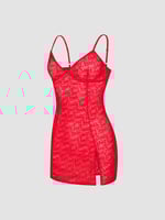 Signature Script Underwire Teddy in Red | SAVAGE X FENTY