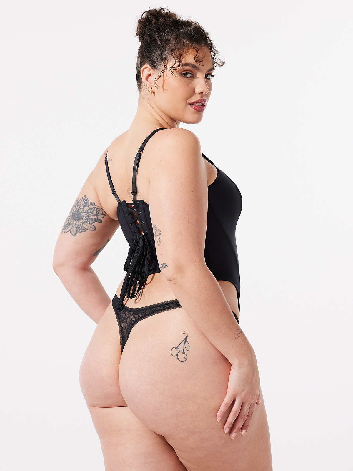 Summer Heat Corset in Black | SAVAGE X FENTY