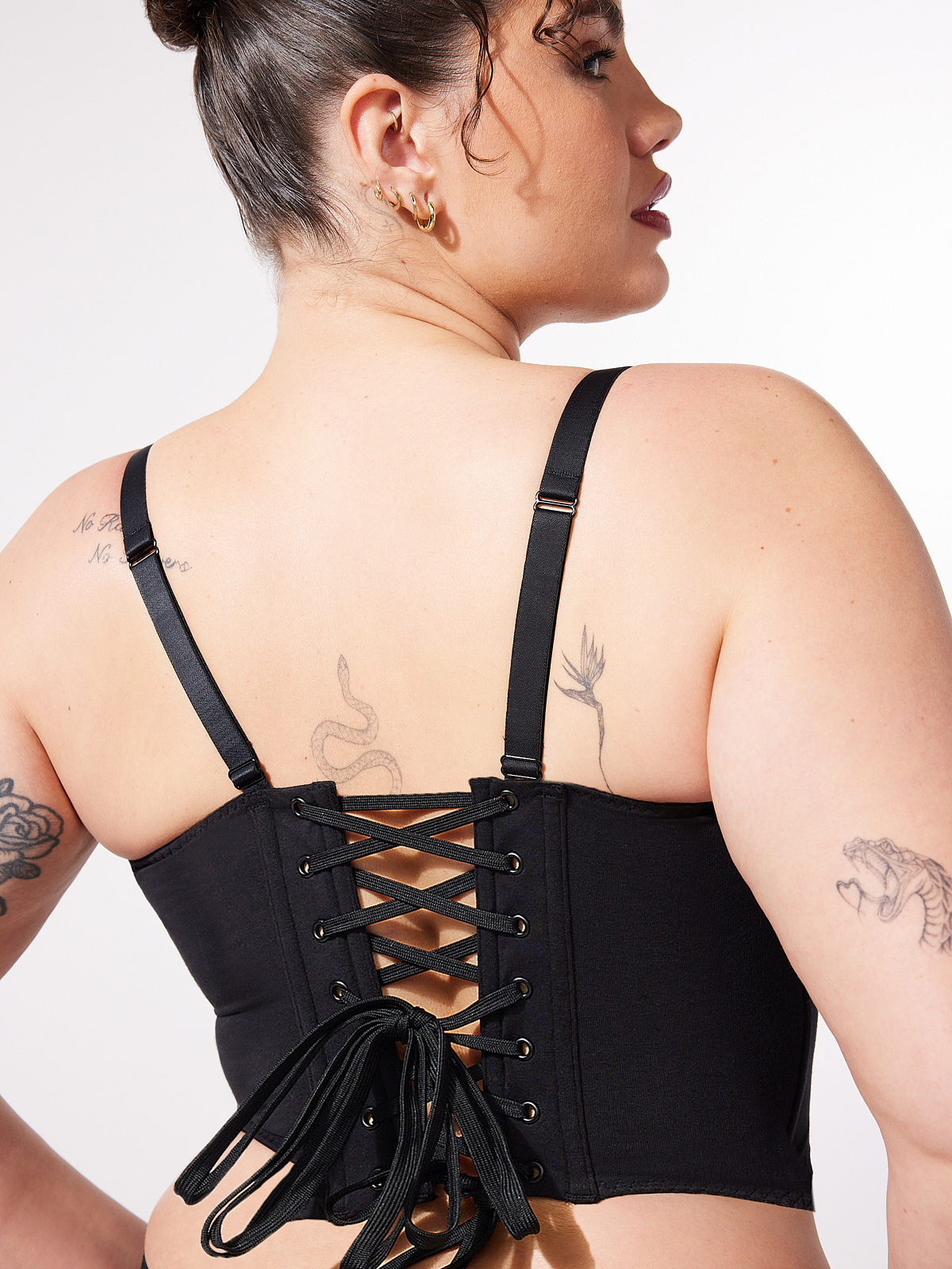 Summer Heat Corset in Black | SAVAGE X FENTY