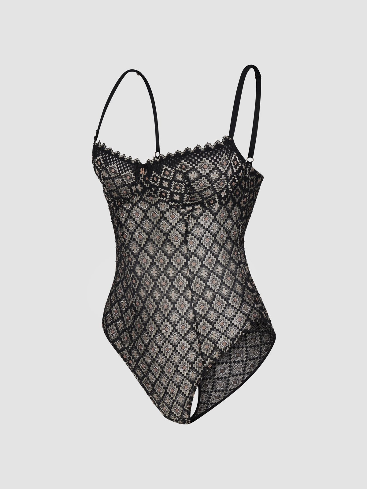 Foulard Lace Underwire Teddy