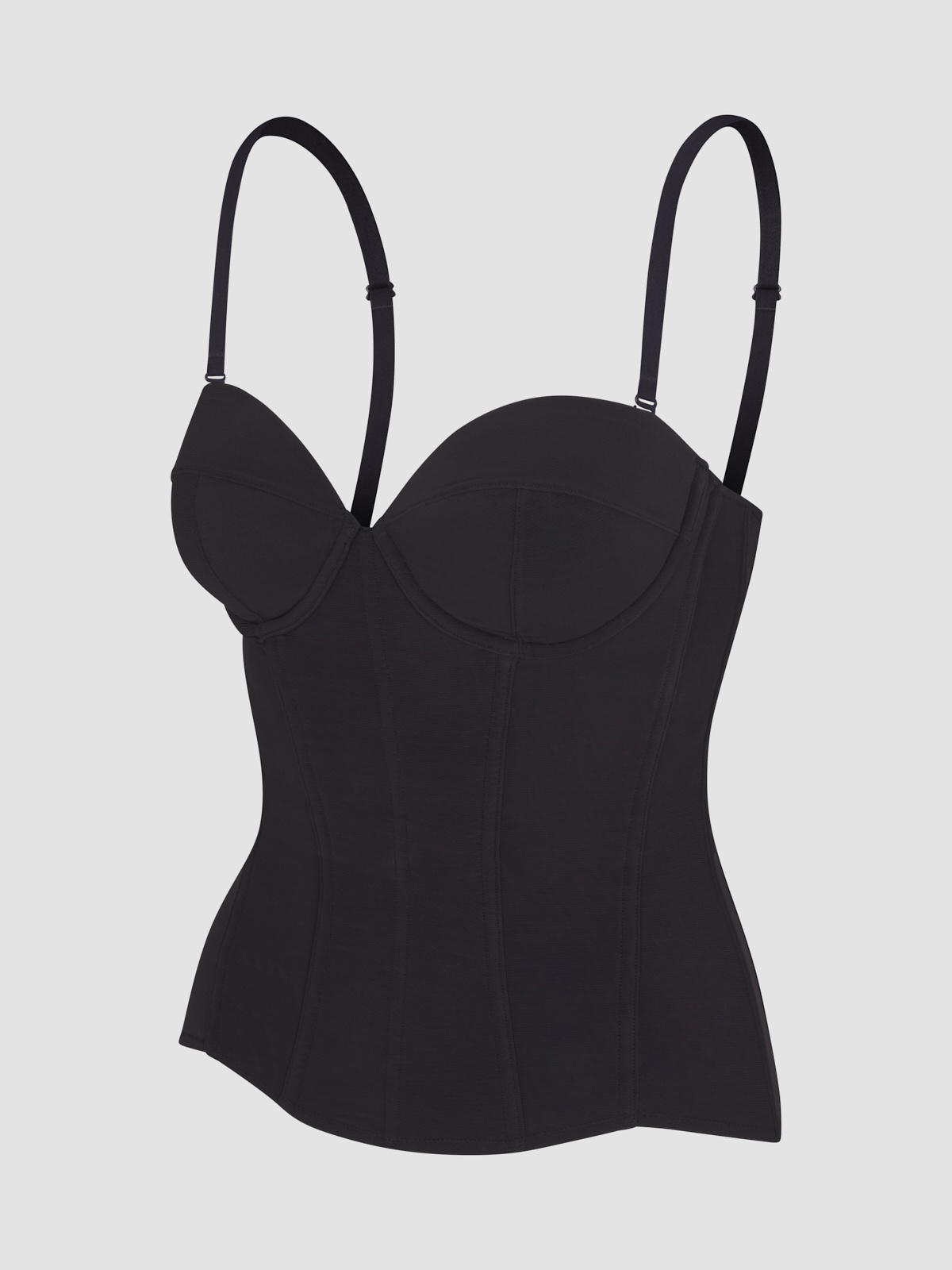 Centre Fold Corset in Black | SAVAGE X FENTY