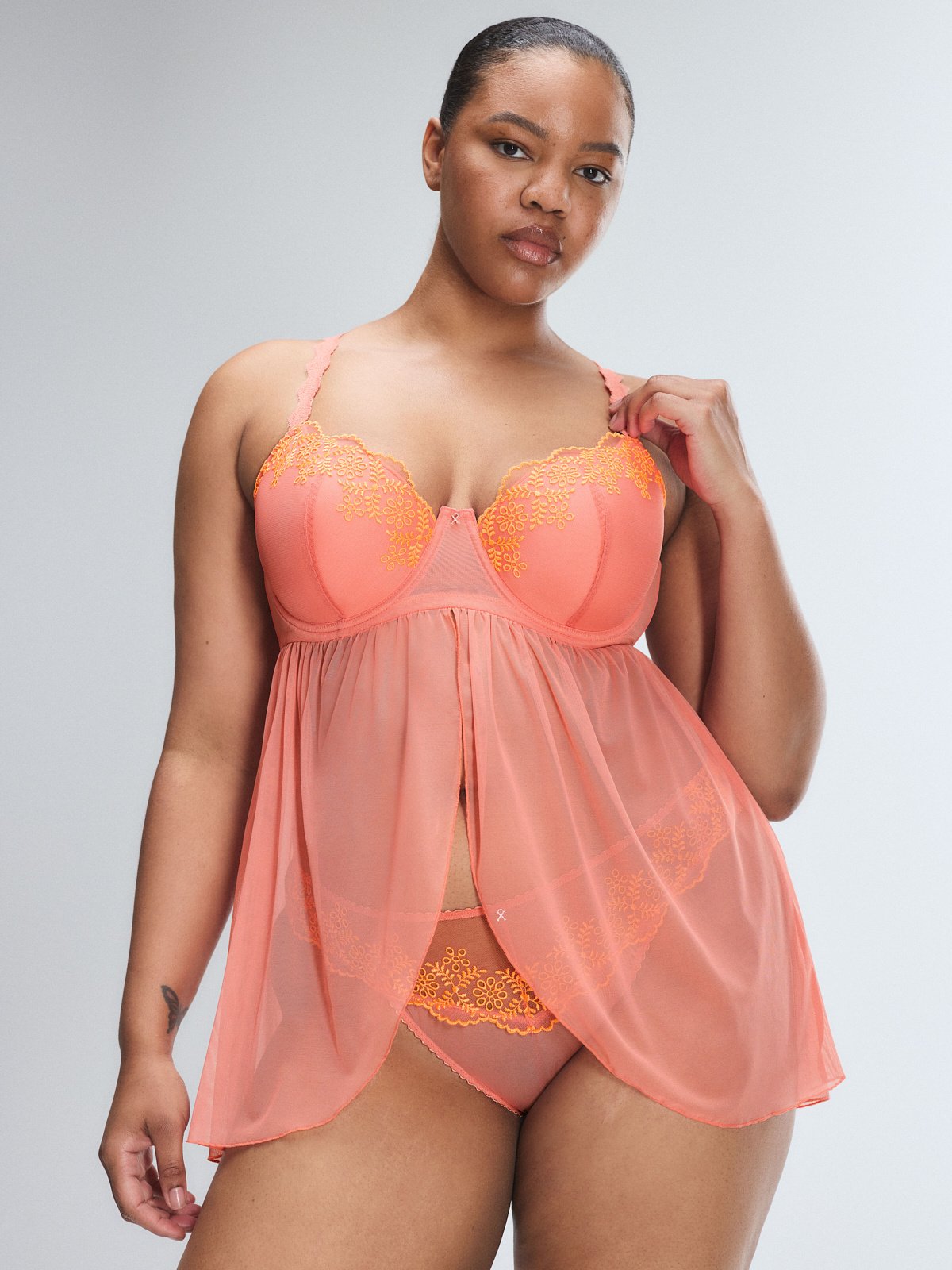 ♥おまとめ割あり♥✨moujonjon✨ ✨Champion✨BABYDOLL✨ In Your Daydreams Babydoll Slip - Savage