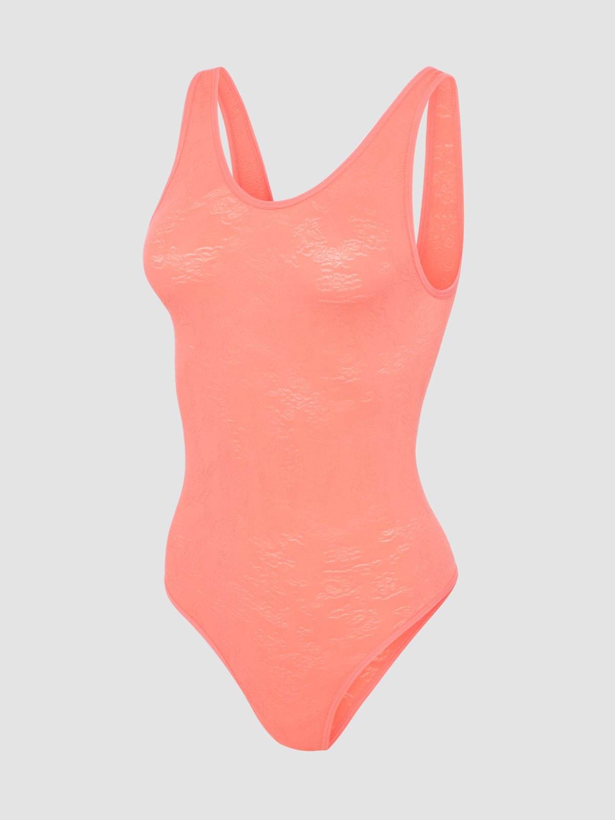 Seamless Floral Built-Up Teddy Bodysuit in Pink | SAVAGE X FENTY