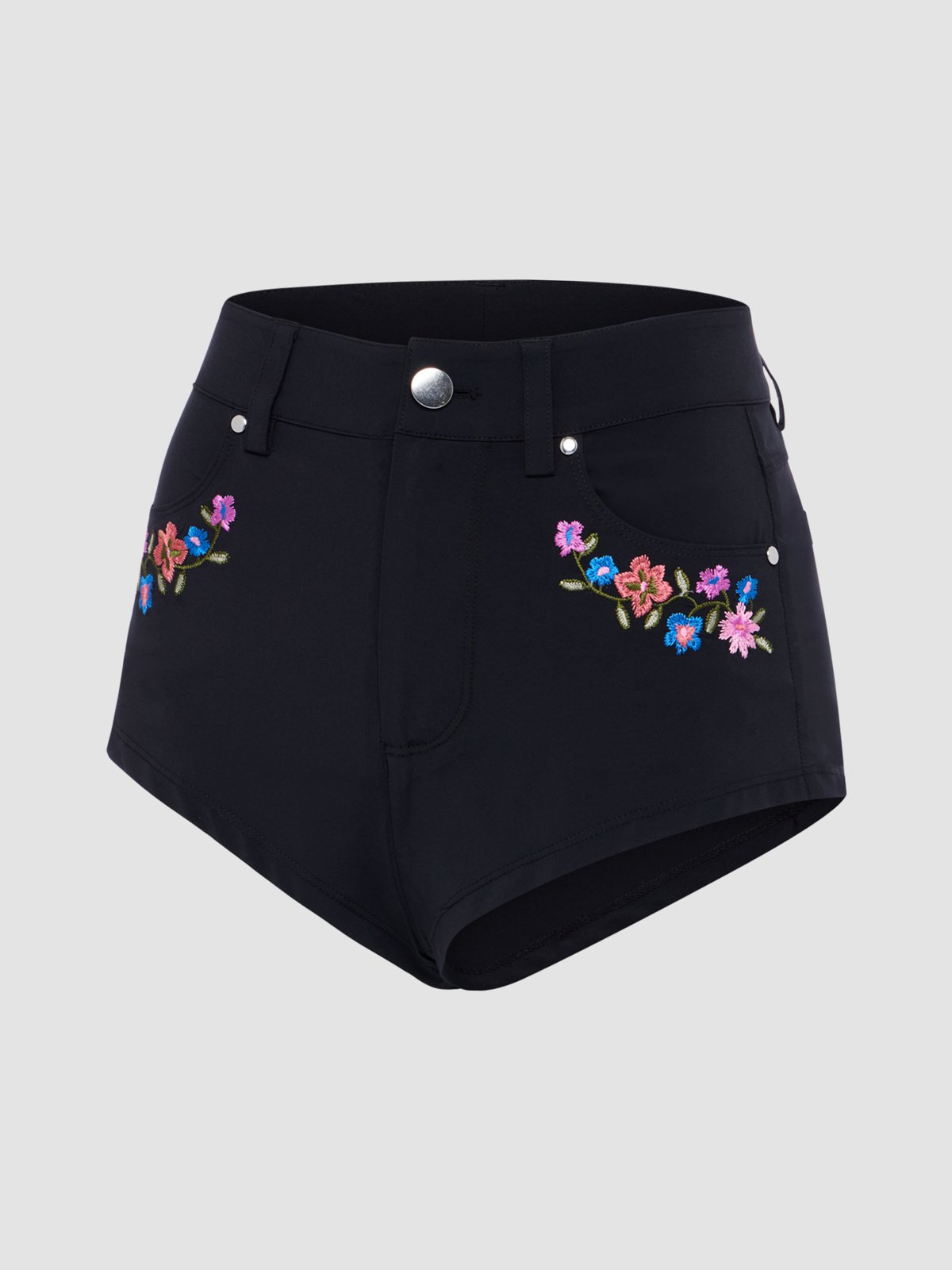 Hopelace Romantic Booty Short in Black | SAVAGE X FENTY