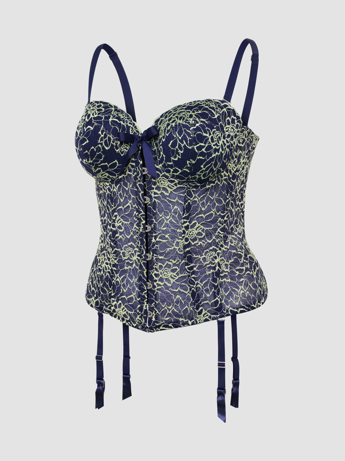 Keepsake Lace Corset in Blue | SAVAGE X FENTY