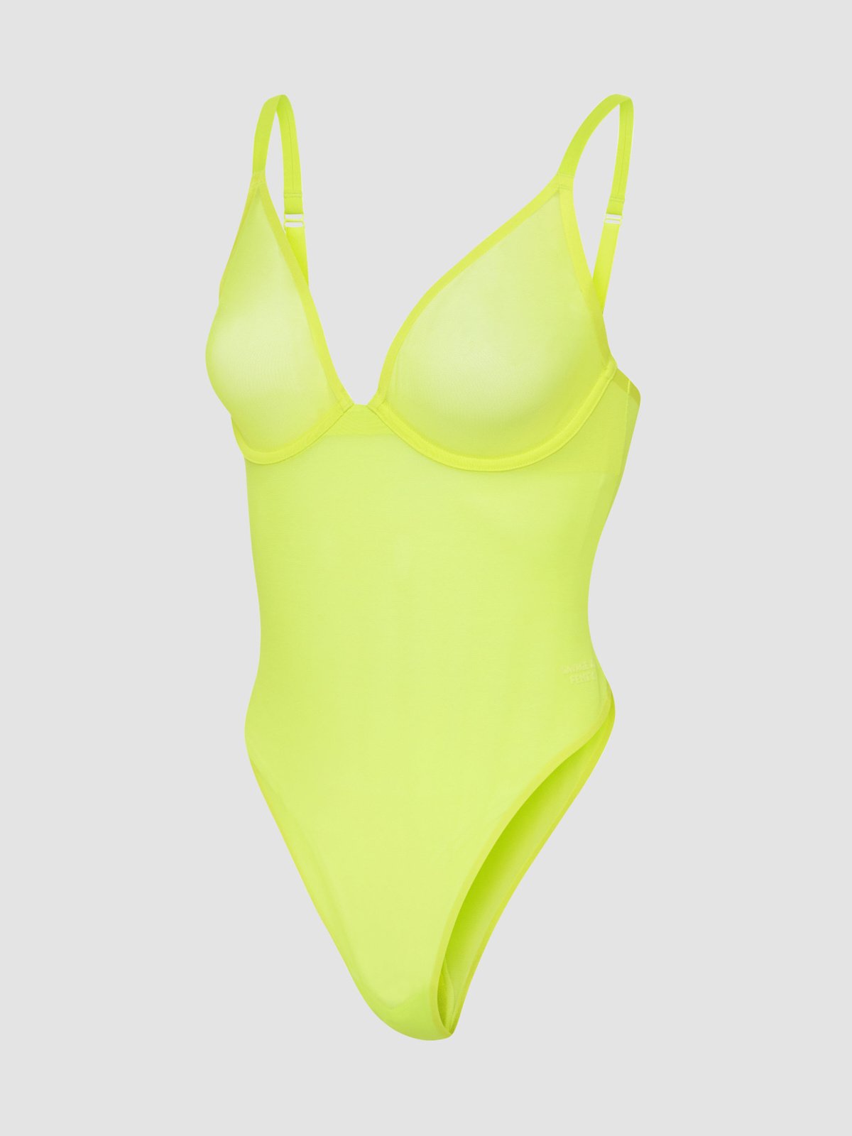 Sheer X Underwire Teddy in Green | SAVAGE X FENTY