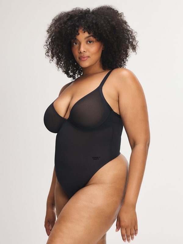 Sheer X Underwire Teddy