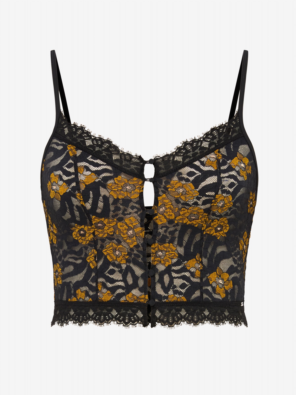 Feline Floral Cami