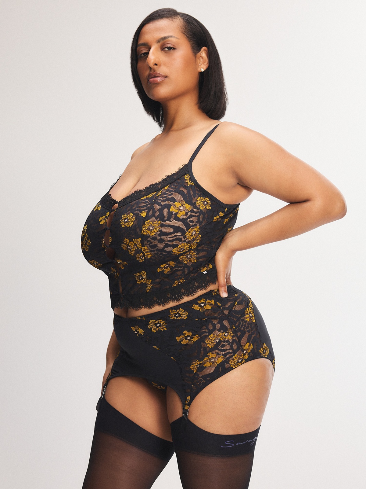 Feline Floral Cami