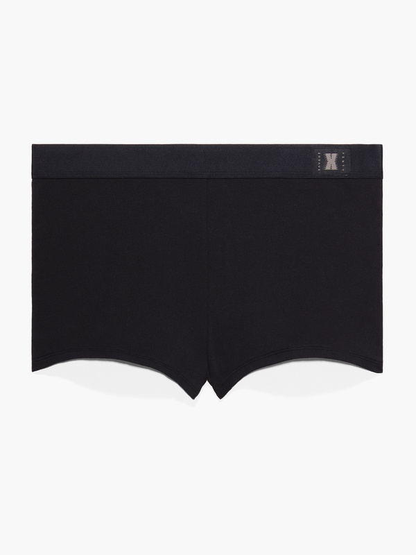 Rib Xssentials Boy Shorts in Black | SAVAGE X FENTY Netherlands