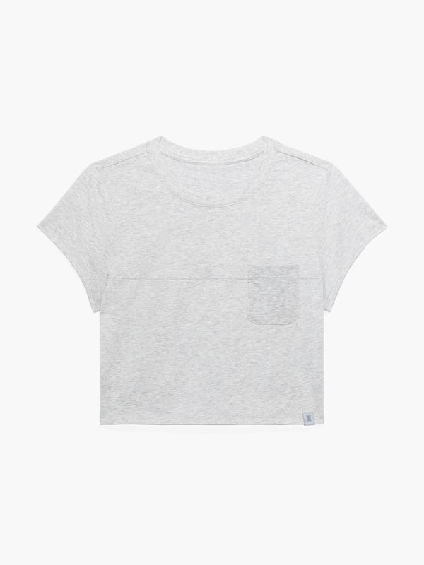 Xssential Racer Baby Pocket Tee in White