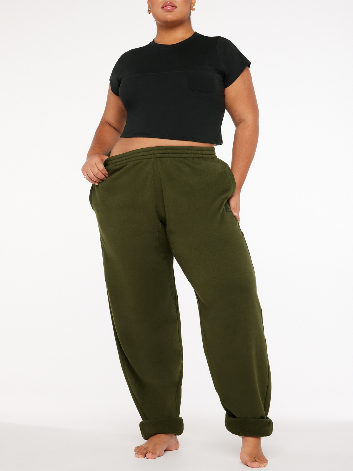 Xssential Oversized Rolled Cuff Jogger