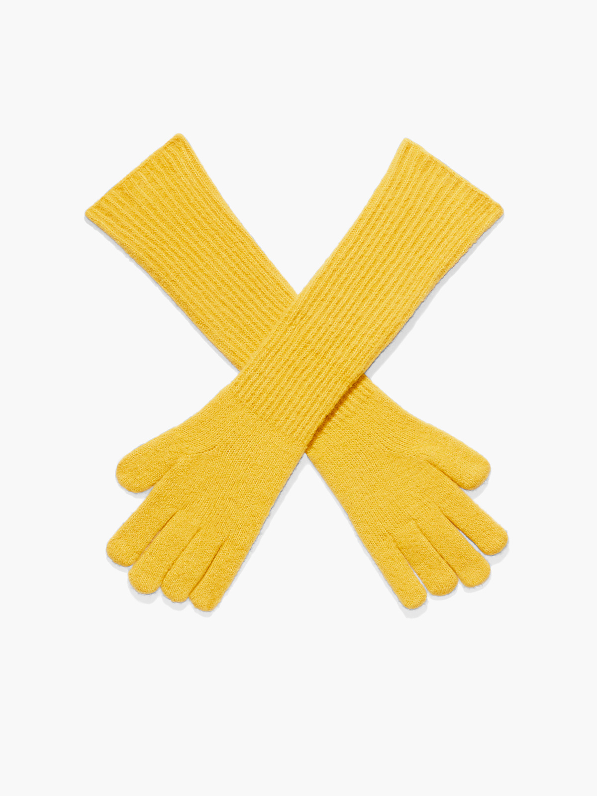 Fuzz Fit Knit Gloves in Yellow | SAVAGE X FENTY UK United Kingdom