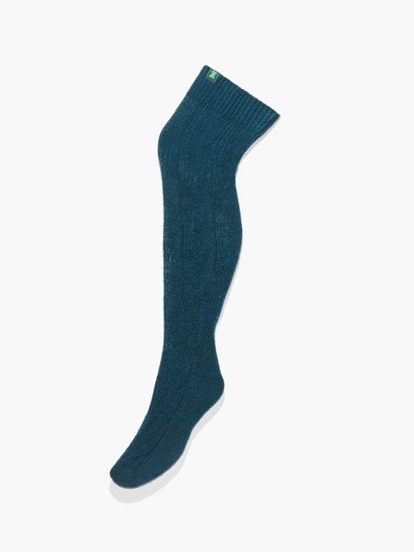 Fuzz Fit Knit Socks in Blue SAVAGE X FENTY Spain