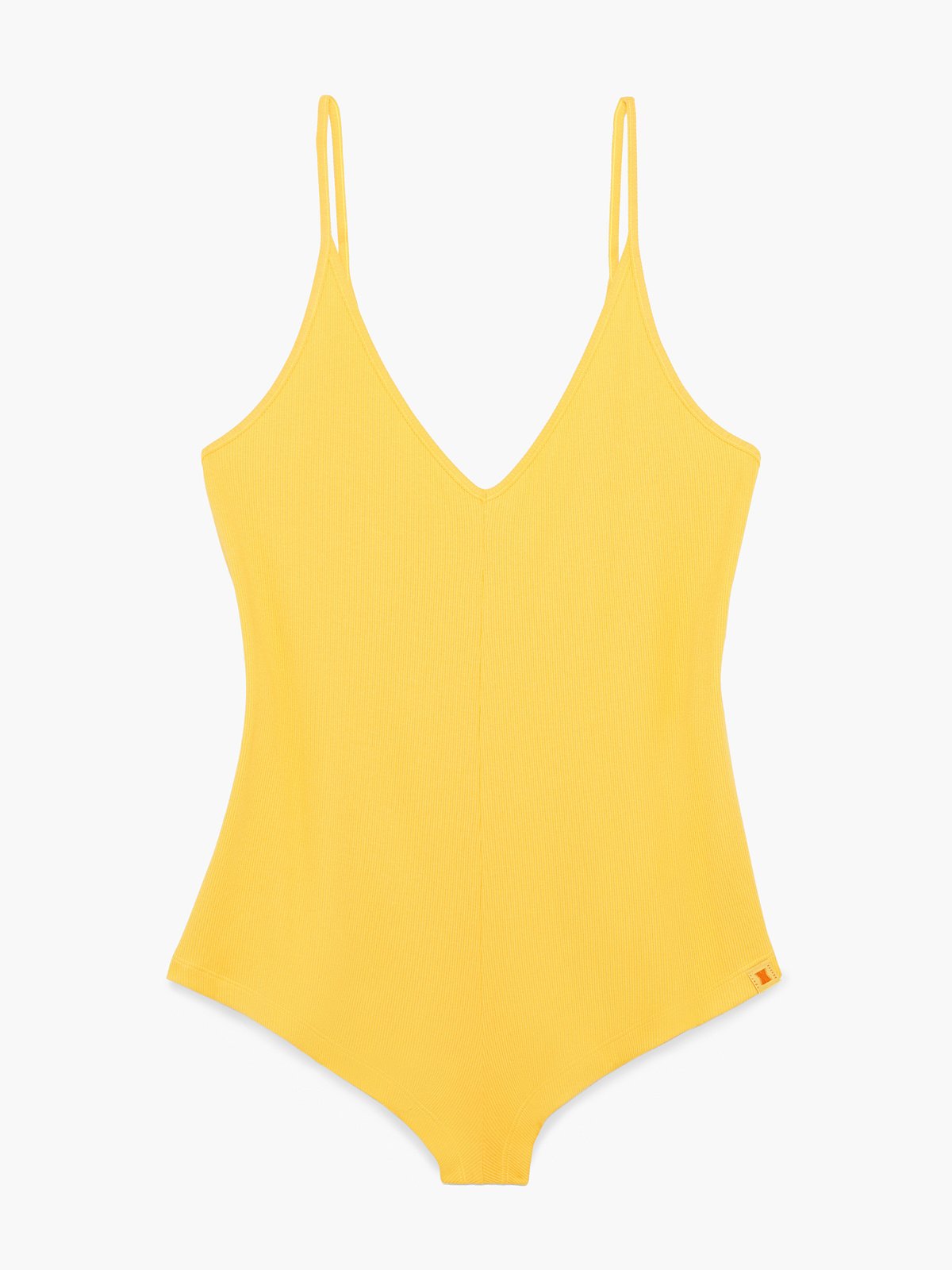 Rib Essentials Romper in Yellow | SAVAGE X FENTY