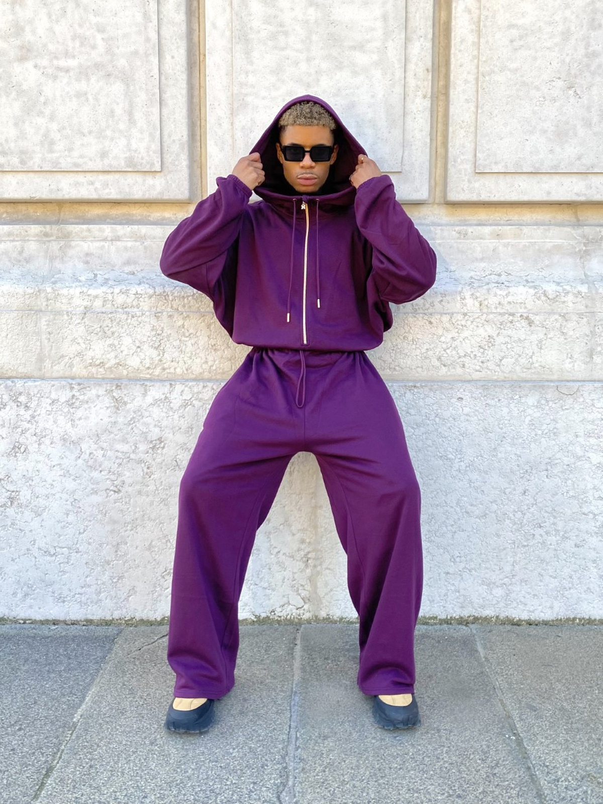 leraar Algemeen Afwijzen Xssential Cinched Hooded Jumpsuit in Purple | SAVAGE X FENTY
