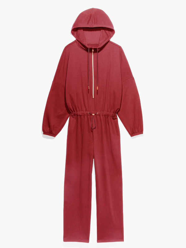 Archive Women's Recycled Cashmere Jumpsuit - Jasper Red - Pangaia