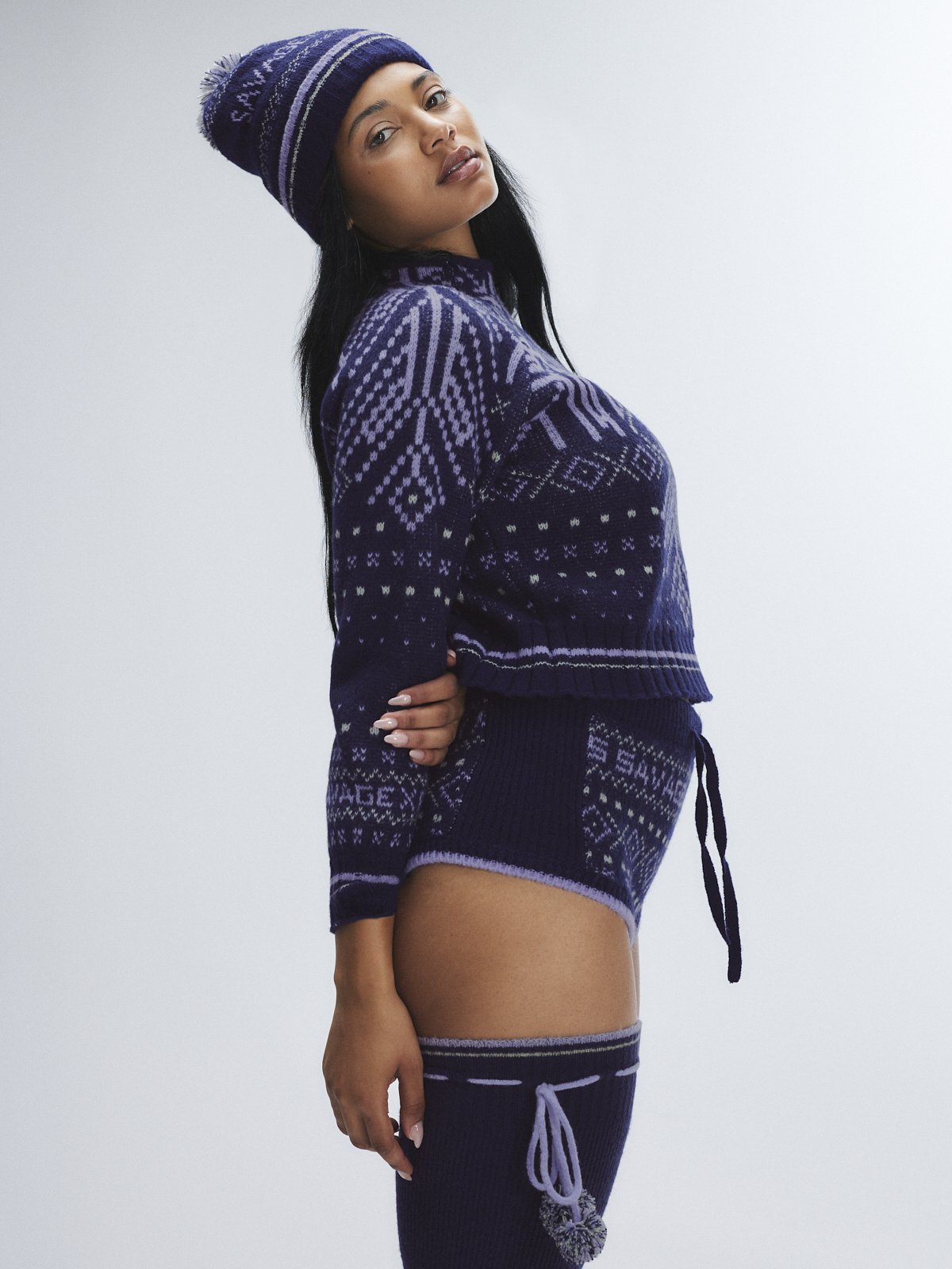 Frost Smitten Knit Booty Short