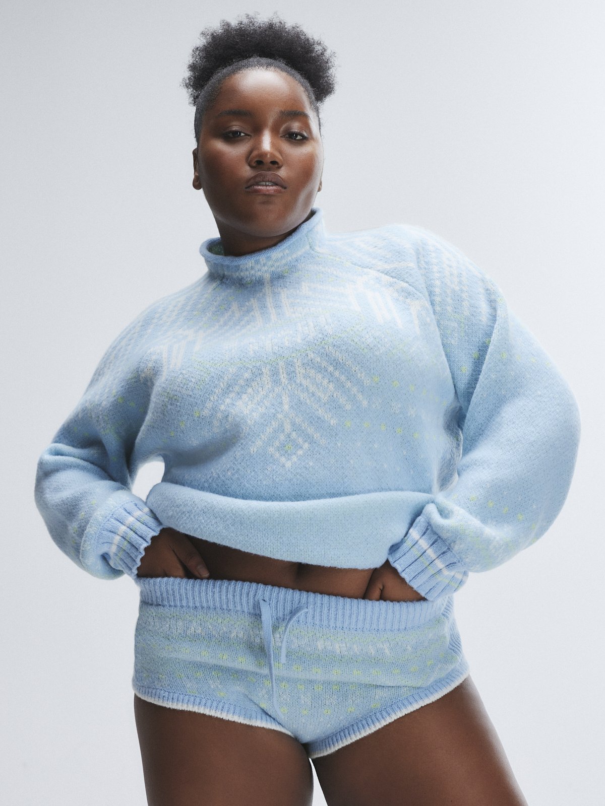 Frost Smitten Knit Booty Short