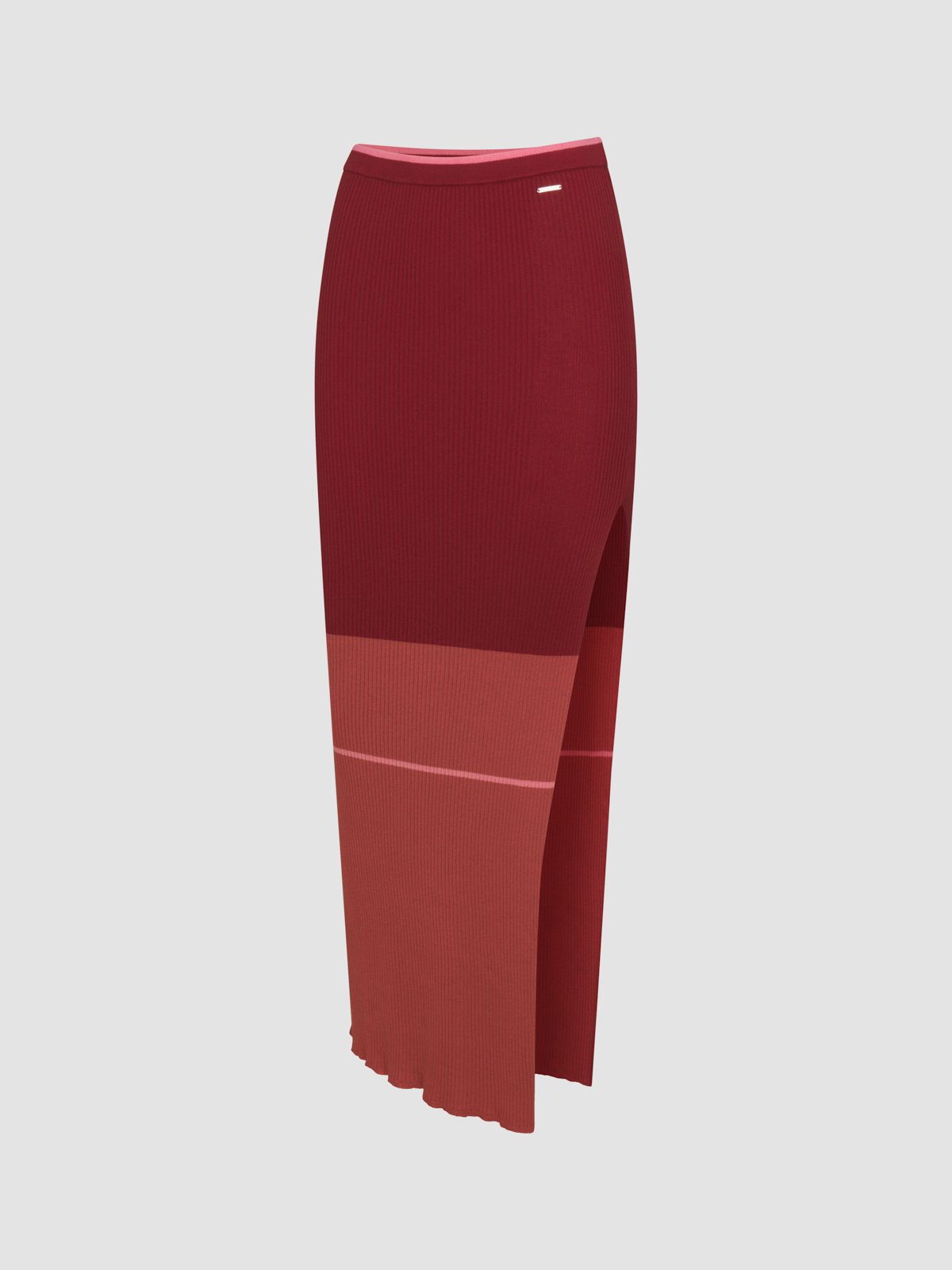 Featherweight Knit Slit Skirt