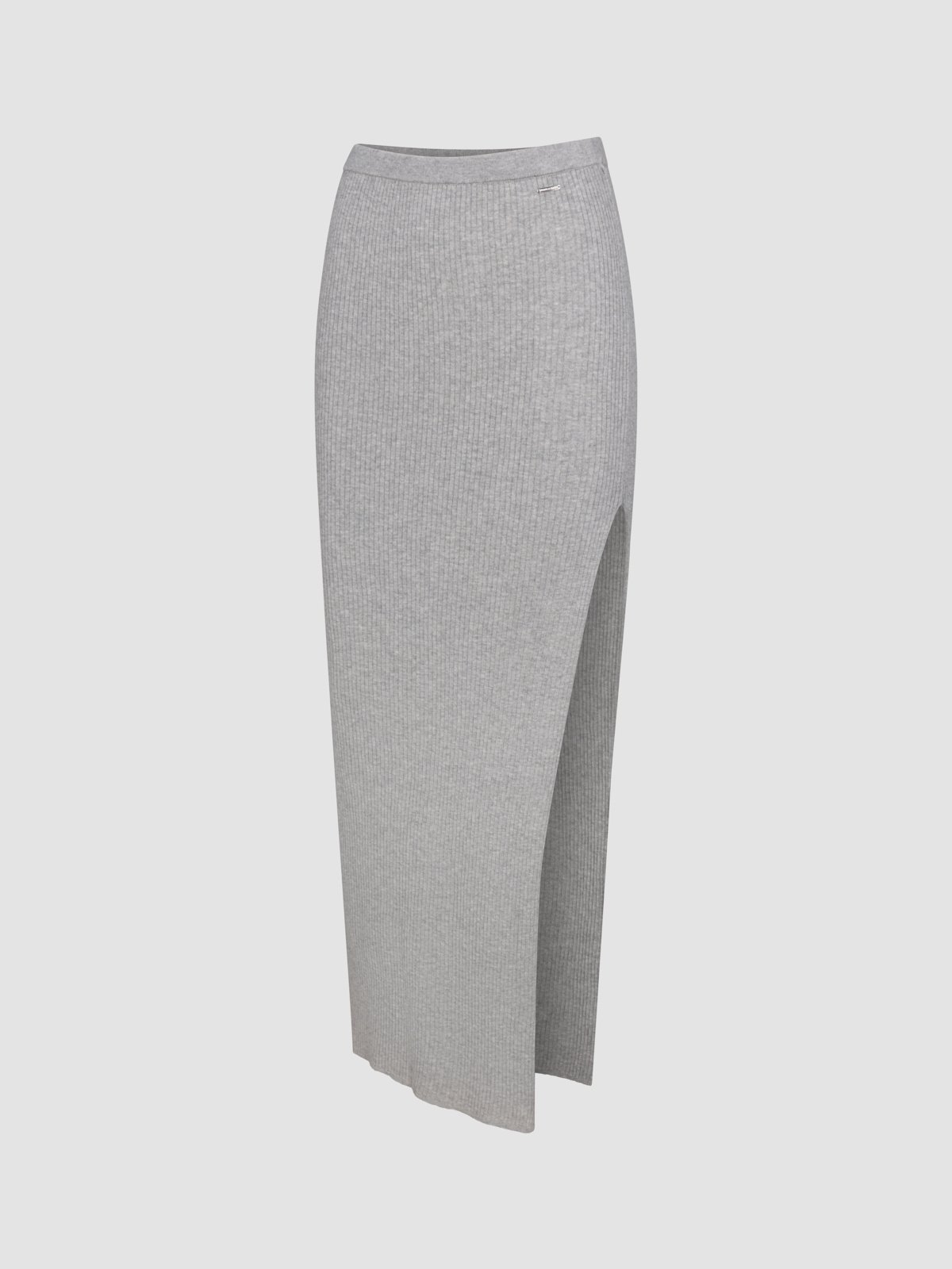 Featherweight Knit Slit Skirt