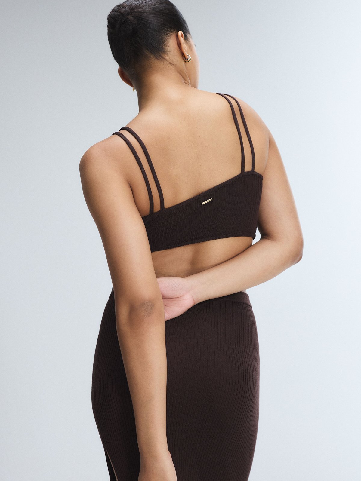 Featherweight Knit Slit Skirt