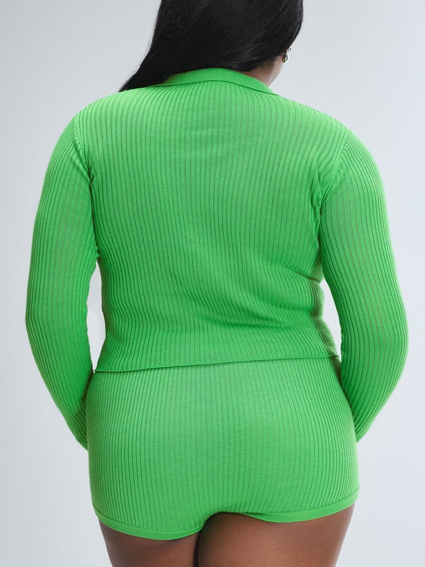 Featherweight Knit Booty Short