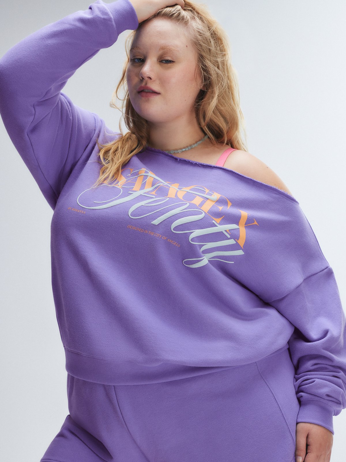 Weekender Terry Short in Purple | SAVAGE X FENTY