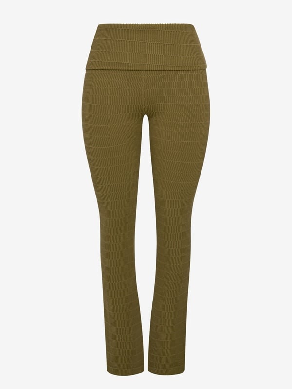 Frame Work Jacquard Slit Legging