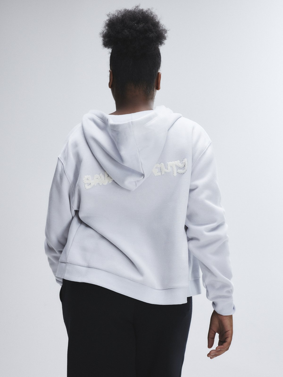 Essential Fleece Logo Graphic Zip-Up Hoodie